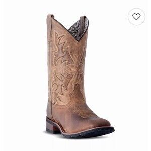 NWT Laredo Anita Women Performance Western Boots Brown Size 7.5 Mid calf Cowboy